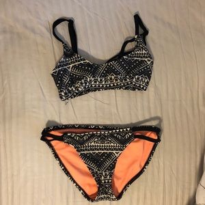 Small Geometrical Printed Bikini